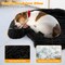 Plush Calming Dog Couch Bed with Removable and Washable Zipper Cover